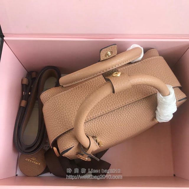 DELVAUX女包 Delvau單肩斜挎包 半手工Cool box 小號 德爾沃女手提包 手拎包 奶茶  fcs1187
